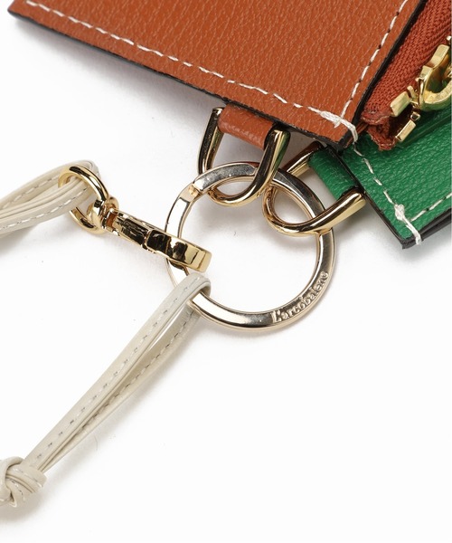 Spick & Span(スピックアンドスパン)の「≪追加≫【L'arcobaleno/ ラルコバレーノ】 別注 2SET ポーチ(ポーチ・レディース・グリーン/ベージュ系その他/ベージュ・FREE)」の6枚目の写真