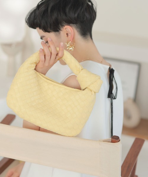 DONOBAN（ドノバン）の「ノットメッシュバッグ（ハンドバッグ・レディース・ホワイト/ブルー/ブラック/グリーン/ピンク/イエロー・F）」の20枚目の写真