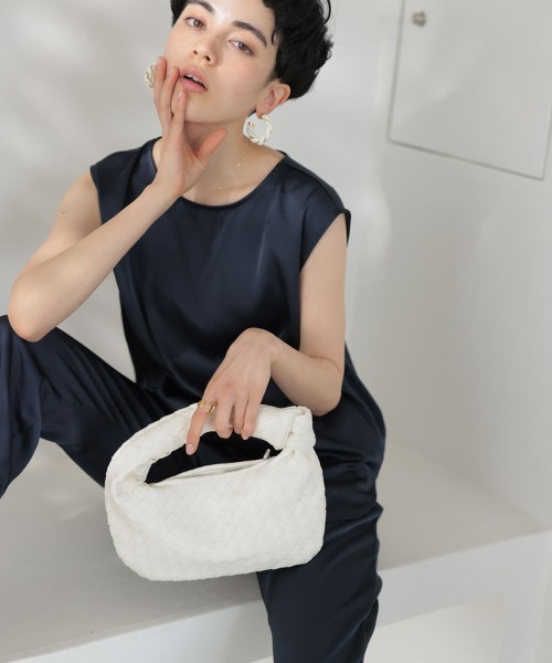 DONOBAN（ドノバン）の「ノットメッシュバッグ（ハンドバッグ・レディース・ホワイト/ブルー/ブラック/グリーン/ピンク/イエロー・F）」の14枚目の写真