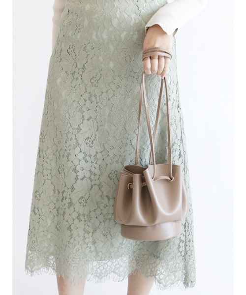 Te chichi（テチチ）の「キンチャクミニショルダーバッグ（ショルダーバッグ・レディース・オフホワイト/モカ/ブラック・ﾌﾘ-）」の3枚目の写真