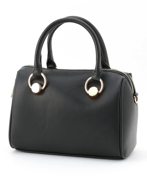 179/WG（イチナナキュウダブルジー）の「２WAYボストンバッグ（ボストンバッグ・レディース・ブラック/オフホワイト/グリーン・FREE）」の14枚目の写真