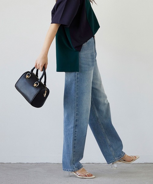 179/WG（イチナナキュウダブルジー）の「２WAYボストンバッグ（ボストンバッグ・レディース・ブラック/オフホワイト/グリーン・FREE）」の7枚目の写真