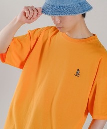 improves | USコットン くまスケーター刺しゅう 半袖Tシャツ(Tシャツ/カットソー)