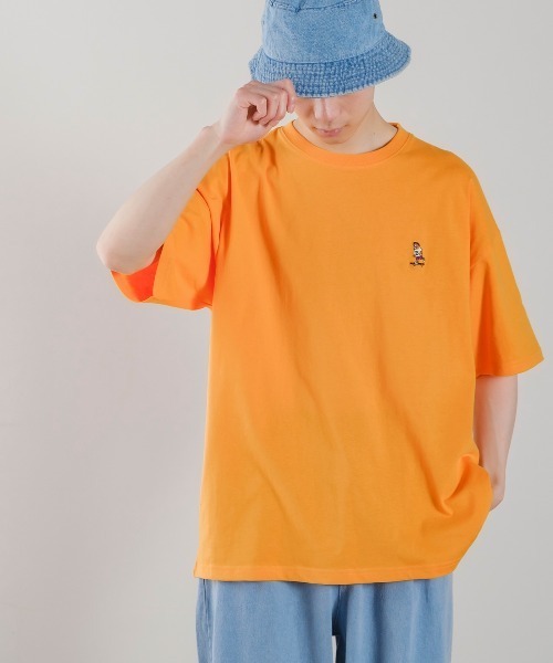 improves（インプローブス）の「USコットン くまスケーター刺しゅう 半袖Tシャツ（Tシャツ/カットソー・メンズ・ホワイト/ブラック/イエロー/グリーン・MEDIUM/LARGE）」の11枚目の写真