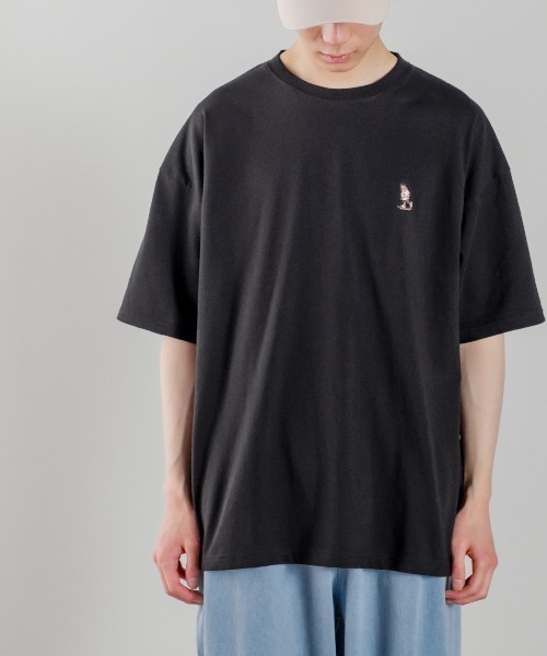 improves（インプローブス）の「USコットン くまスケーター刺しゅう 半袖Tシャツ（Tシャツ/カットソー・メンズ・ホワイト/ブラック/イエロー/グリーン・MEDIUM/LARGE）」の21枚目の写真