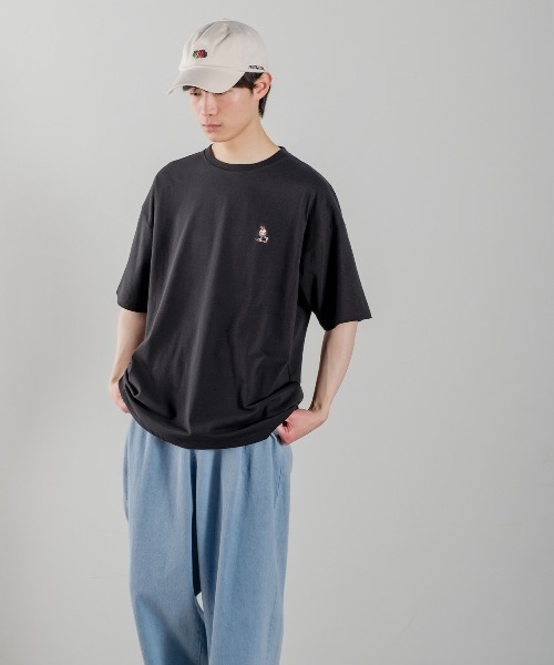 improves（インプローブス）の「USコットン くまスケーター刺しゅう 半袖Tシャツ（Tシャツ/カットソー・メンズ・ホワイト/ブラック/イエロー/グリーン・MEDIUM/LARGE）」の19枚目の写真