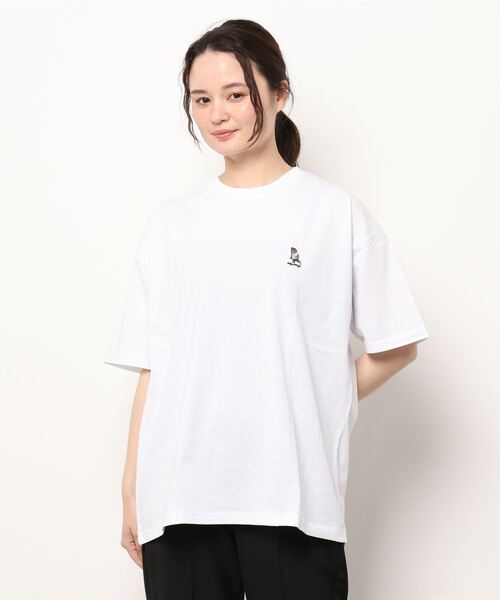 improves（インプローブス）の「USコットン くまスケーター刺しゅう 半袖Tシャツ（Tシャツ/カットソー・メンズ・ホワイト/ブラック/イエロー/グリーン・MEDIUM/LARGE）」の22枚目の写真