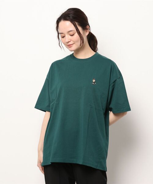 improves（インプローブス）の「USコットン くまスケーター刺しゅう 半袖Tシャツ（Tシャツ/カットソー・メンズ・ホワイト/ブラック/イエロー/グリーン・MEDIUM/LARGE）」の20枚目の写真