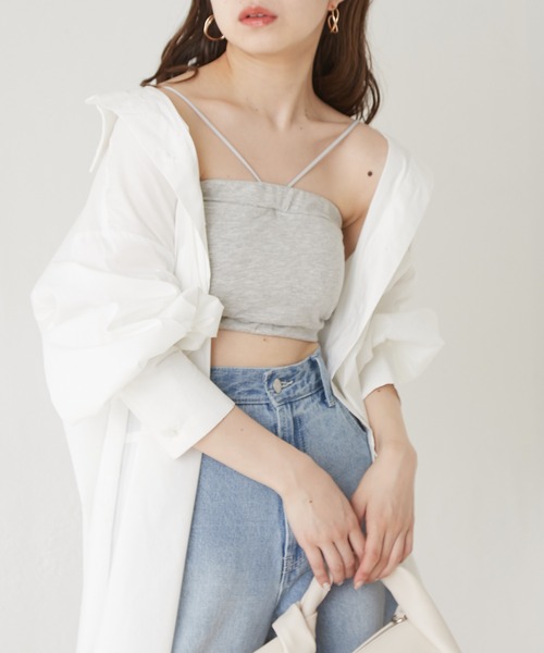 Chico（チコ）の「マルチウェイストラップチューブトップ（チューブトップ・レディース・ホワイト/ブラック/ミント/オートミール・FREE/X-SMALL）」の11枚目の写真