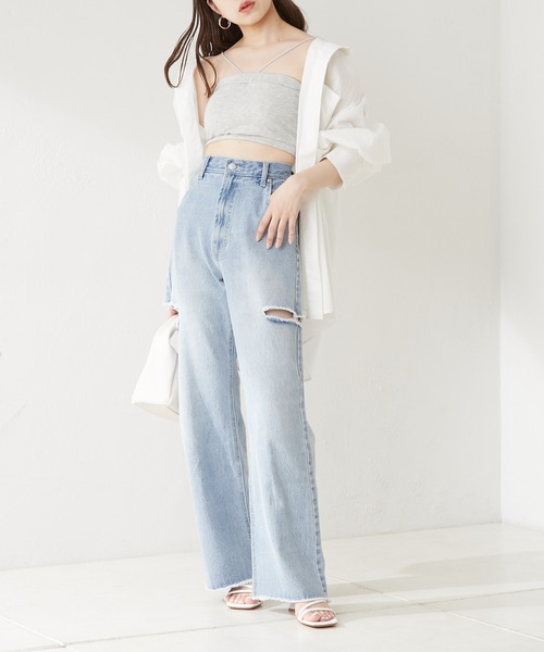 Chico（チコ）の「マルチウェイストラップチューブトップ（チューブトップ・レディース・ホワイト/ブラック/ミント/オートミール・FREE/X-SMALL）」の16枚目の写真