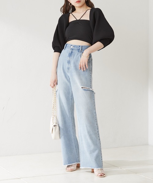 トップス chocomint1989chan Chico（チコ）の「マルチウェイストラップチューブトップ（チューブ