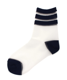Ray BEAMS | Ray BEAMS / シースルーラインソックス(ソックス/靴下)