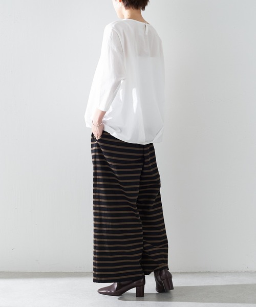 BEARDSLEY（ビアズリー）の「シャツTシャツ（シャツ/ブラウス・レディース・ホワイト/ブラック・FREE）」の15枚目の写真