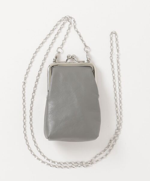 beautiful people(ビューティフルピープル)の「beautiful people mini clasp pouch 7245511960(ポーチ・レディース・グレー/ベージュ/ホワイト・FREE)」の6枚目の写真