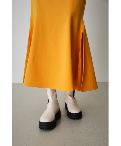 AZUL by moussy（アズールバイマウジー）の「TRACK SOLE SIDE GORE BOOTS/トラックソールサイドゴアブーツ（ブーツ・レディース・ブラック/アイボリー・MEDIUM/LARGE/X-LARGE/SMALL）」の12枚目の写真