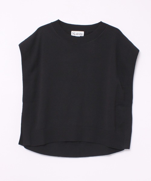 RNA-N（アールエヌエーエヌ）の「K2581 ショート丈コットンベスト（ベスト・レディース・ブラウン/グリーン/ブラック/ライトベージュ・MEDIUM）」の2枚目の写真