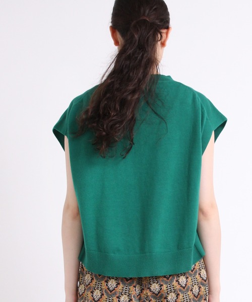 RNA-N（アールエヌエーエヌ）の「K2581 ショート丈コットンベスト（ベスト・レディース・ブラウン/グリーン/ブラック/ライトベージュ・MEDIUM）」の18枚目の写真