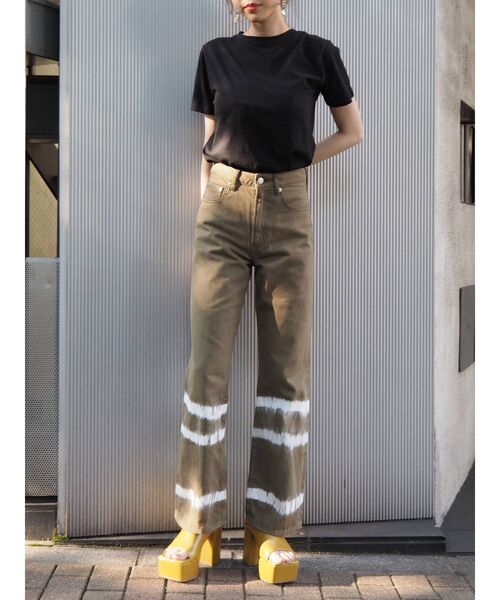 EVRIS（エヴリス）の「ワンポイントタイトT（Tシャツ/カットソー・レディース・ホワイト/ブラック/ブラウン・FREE）」の12枚目の写真