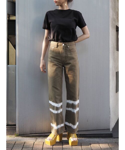 EVRIS（エヴリス）の「ワンポイントタイトT（Tシャツ/カットソー・レディース・ホワイト/ブラック/ブラウン・FREE）」の13枚目の写真