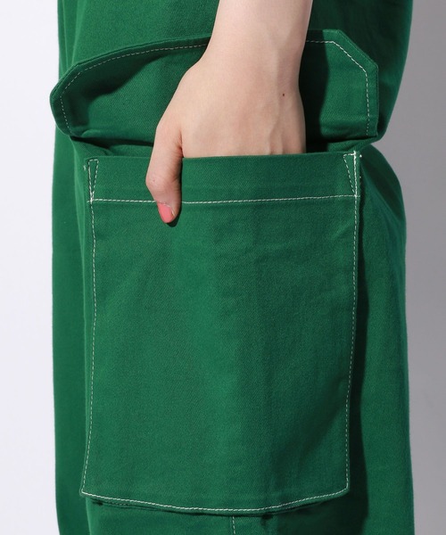 repipi armario（レピピ アルマリオ）の「ワイドストレッチカーゴパンツ（カーゴパンツ・キッズ・ブラック/ブラック系その他/グリーン系その他/ライトブルー/カーキ/ブラック系その他2/アイボリー・SMALL/MEDIUM/LARGE）」の20枚目の写真