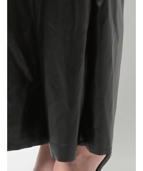 GYDA（ジェイダ）の「フェイクレザーロンパース（つなぎ/オールインワン・レディース・アイボリー/ブラック・FREE）」の20枚目の写真