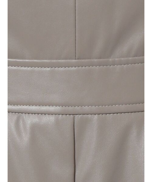 GYDA（ジェイダ）の「フェイクレザーロンパース（つなぎ/オールインワン・レディース・アイボリー/ブラック・FREE）」の22枚目の写真