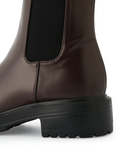ROPE' PICNIC（ロペピクニック）の「【WEB限定カラー:ブラウン】晴雨兼用/軽量サイドゴアプラットフォームブーツ（ブーツ・レディース・ブラック/ブラウン・L/M/S）」の19枚目の写真