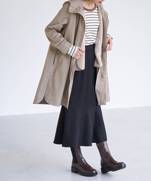 ROPE' PICNIC（ロペピクニック）の「【WEB限定カラー:ブラウン】晴雨兼用/軽量サイドゴアプラットフォームブーツ（ブーツ・レディース・ブラック/ブラウン・L/M/S）」の13枚目の写真