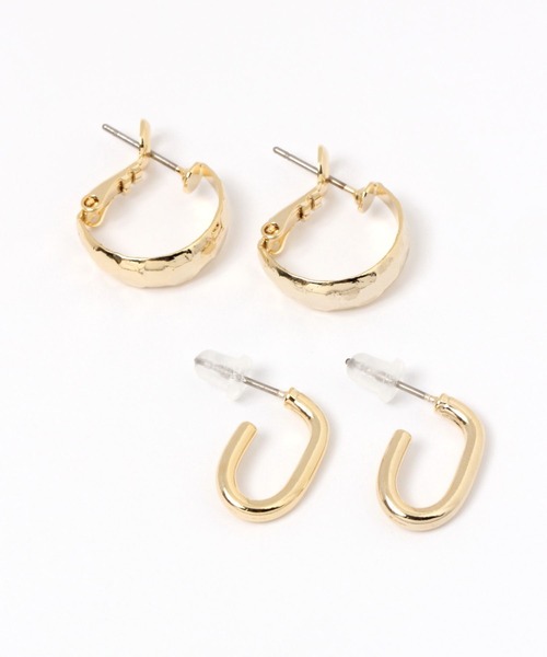 niko and...(ニコアンド)の「メタルセットピアス(ピアス(両耳用)・レディース・その他1/その他2/その他3/その他4/その他5/その他6・0)」の2枚目の写真