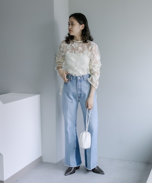 mystic（ミスティック）の「ai no de kojimaフレア（デニムパンツ・レディース・ブルー系その他・M/S/L）」の8枚目の写真