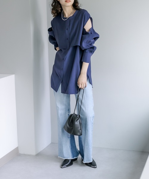 mystic（ミスティック）の「ai no de kojimaフレア（デニムパンツ・レディース・ブルー系その他・M/S/L）」の21枚目の写真