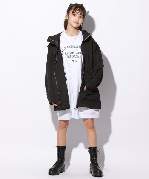 repipi armario（レピピ アルマリオ）の「2WAYミリタリーコート（ミリタリージャケット・キッズ・ブラック/カーキ・SMALL/MEDIUM/LARGE）」の3枚目の写真