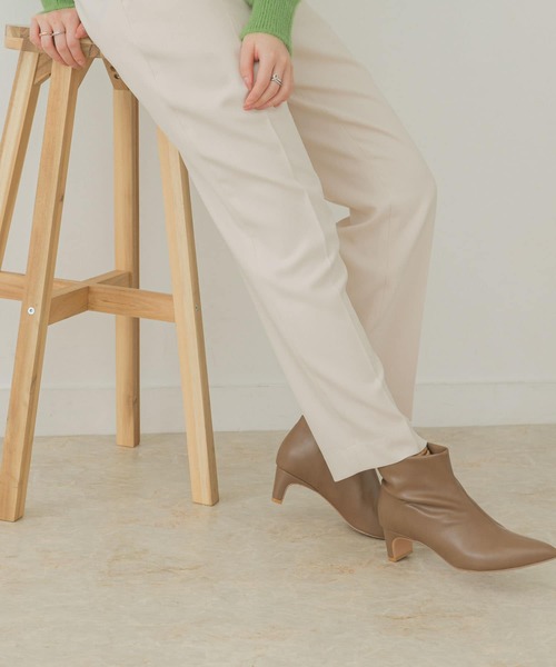 RODE SKO（ロデスコ）の「ソフトショートブーツ（ブーツ・レディース・モカ/ブラック/アイボリー・37/38/36）」の3枚目の写真