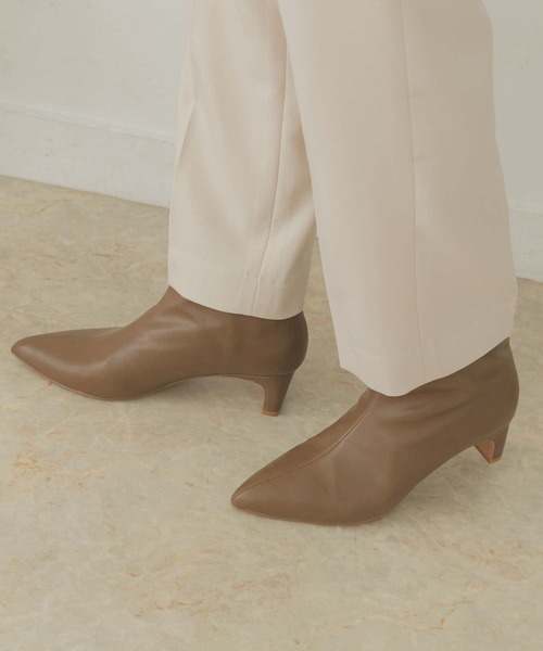 RODE SKO（ロデスコ）の「ソフトショートブーツ（ブーツ・レディース・モカ/ブラック/アイボリー・37/38/36）」の22枚目の写真