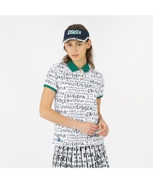 ROSASEN（ロサーセン）の「【Rosasen/GOLF】ロゴプリントエコカノコ半袖ポロ（ポロシャツ）」