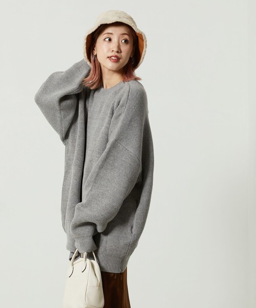 FREAK'S STORE（フリークスストア）の「【限定展開】クルーネックコットンニットカーディガン（カーディガン/ボレロ・レディース・グレー/ブラック/ベージュ/レッド/オリーブ/ブルー・ﾌﾘ-）」の22枚目の写真