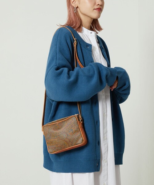 FREAK'S STORE（フリークスストア）の「【限定展開】クルーネックコットンニットカーディガン（カーディガン/ボレロ・レディース・グレー/ブラック/ベージュ/レッド/オリーブ/ブルー・ﾌﾘ-）」の14枚目の写真