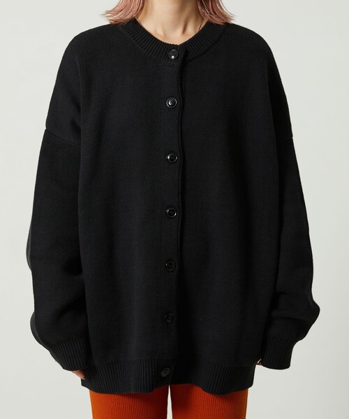 FREAK'S STORE（フリークスストア）の「【限定展開】クルーネックコットンニットカーディガン（カーディガン/ボレロ・レディース・グレー/ブラック/ベージュ/レッド/オリーブ/ブルー・ﾌﾘ-）」の15枚目の写真