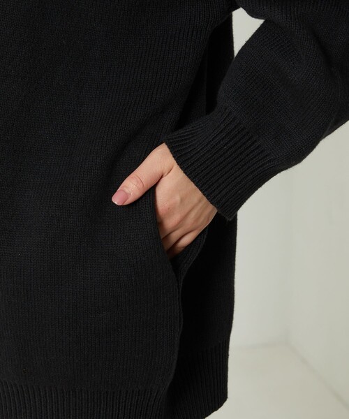 FREAK'S STORE（フリークスストア）の「【限定展開】クルーネックコットンニットカーディガン（カーディガン/ボレロ・レディース・グレー/ブラック/ベージュ/レッド/オリーブ/ブルー・ﾌﾘ-）」の11枚目の写真