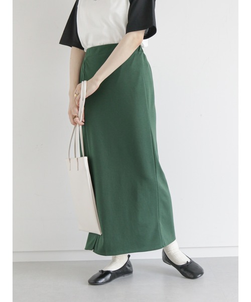 ehka sopo（エヘカソポ）の「カットサイドスリットペンシルスカート（スカート・レディース・ブラック/レッド/グリーン・ﾌﾘ-）」の21枚目の写真