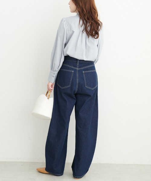 FREE'S MART（フリーズマート）の「ピンタックボウタイブラウス（シャツ/ブラウス・レディース・ホワイト/ブルー/ダークネイビー・FREE）」の20枚目の写真