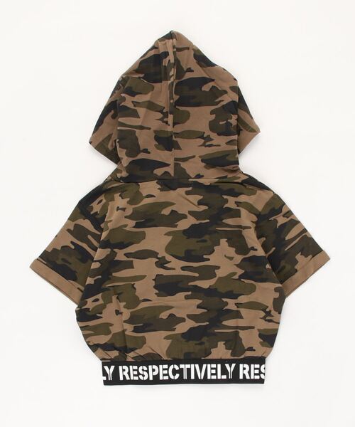 SILVER BULLET（シルバーバレット）の「『BANANA TRIP/バナナトリップ』RESPECTIVELY リブZIP プリントフードパーカー【b】（パーカー・レディース・ブラック/カモフラージュ・M/L）」の15枚目の写真