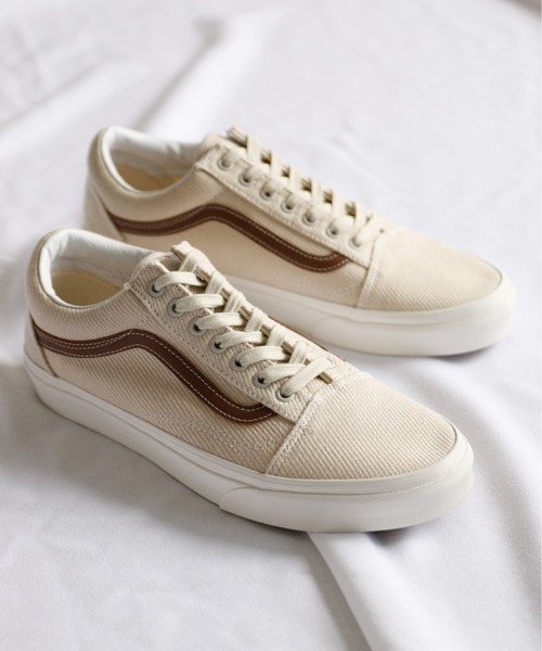 And A（アンドエー）の「VANS ヴァンズ / OLD SKOOL オールドスクール デザートツイル キャンバスローカットスニーカー / VN0A5KRSBD4 VN0A5JMIBUE（スニーカー・レディース・ベージュ/オリーブ・23cm/24cm/23.5cm/24.5cm）」の8枚目の写真