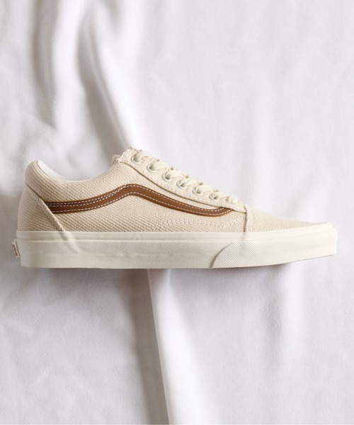 And A（アンドエー）の「VANS ヴァンズ / OLD SKOOL オールドスクール デザートツイル キャンバスローカットスニーカー / VN0A5KRSBD4 VN0A5JMIBUE（スニーカー・レディース・ベージュ/オリーブ・23cm/24cm/23.5cm/24.5cm）」の9枚目の写真