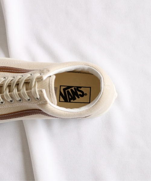 And A（アンドエー）の「VANS ヴァンズ / OLD SKOOL オールドスクール デザートツイル キャンバスローカットスニーカー / VN0A5KRSBD4 VN0A5JMIBUE（スニーカー・レディース・ベージュ/オリーブ・23cm/24cm/23.5cm/24.5cm）」の16枚目の写真