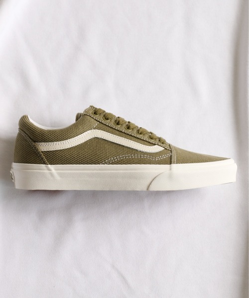 And A（アンドエー）の「VANS ヴァンズ / OLD SKOOL オールドスクール デザートツイル キャンバスローカットスニーカー / VN0A5KRSBD4 VN0A5JMIBUE（スニーカー・レディース・ベージュ/オリーブ・23cm/24cm/23.5cm/24.5cm）」の21枚目の写真