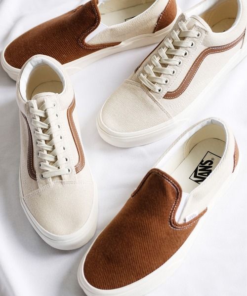 And A（アンドエー）の「VANS ヴァンズ / OLD SKOOL オールドスクール デザートツイル キャンバスローカットスニーカー / VN0A5KRSBD4 VN0A5JMIBUE（スニーカー・レディース・ベージュ/オリーブ・23cm/24cm/23.5cm/24.5cm）」の17枚目の写真
