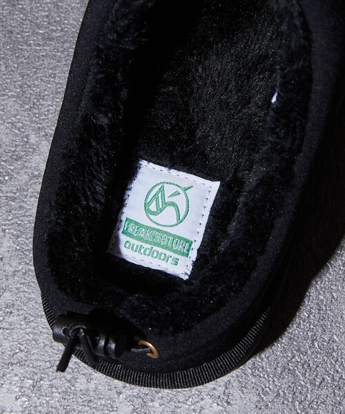 FREAK'S STORE（フリークスストア）の「WEB限定 FREAK'S STORE OUTDOORS/フリークスアウトドアーズ CAMP MOC/キャンプモック/スリッポン/ファーサンダル（スリッポン・メンズ・ブラック/オリーブ/グレー系その他/レオパード・23/24/25/26/27/28）」の5枚目の写真