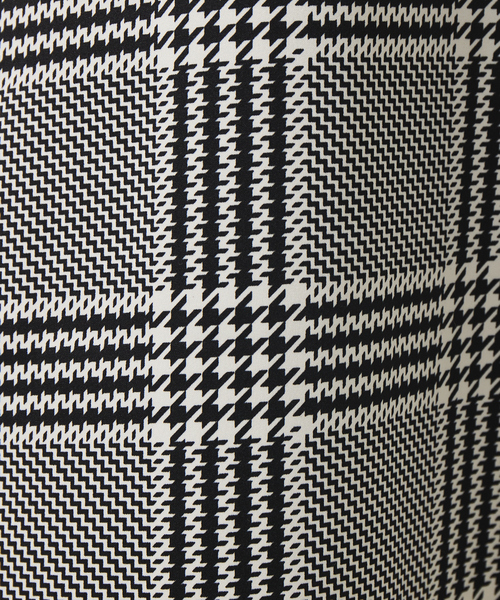 qualite(カリテ)の「ビッグチェックワンピース(ワンピース・レディース・ブラック・フリー)」の9枚目の写真