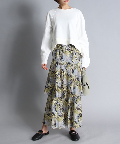 MARECHAL TERRE（マルシャルテル）の「【MARECHAL TERRE / マルシャルテル】ウェーブスリーブトレーナー（スウェット・レディース・ピンク/グリーン/オフホワイト・38）」の20枚目の写真